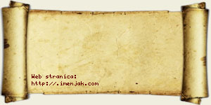 Jovanka Nenadić vizit kartica